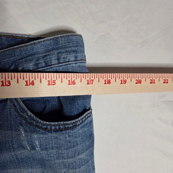 Mossimo Skinny Boyfriend Jeans - Size 10 - Distressed - Picture 4 of 9